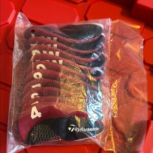 TaylorMade Golf Club Headcovers Red and Black